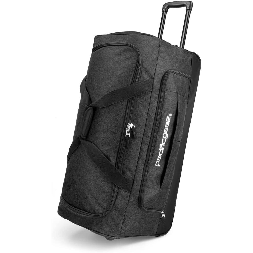 imagePacific Gear Duffel Bag with Rolling WheelsBlack