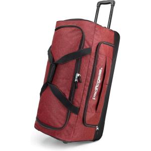 Pacific Gear Duffel Bag with Rolling Wheels(Red)