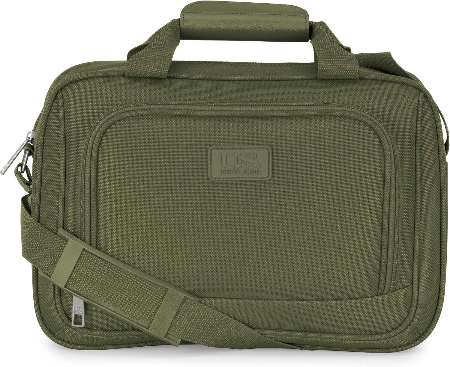 image:imageUS Traveler Rio 14 Travel Tote Bag Lightweight 1200D CarryOn Bag for Women amp MenGreen