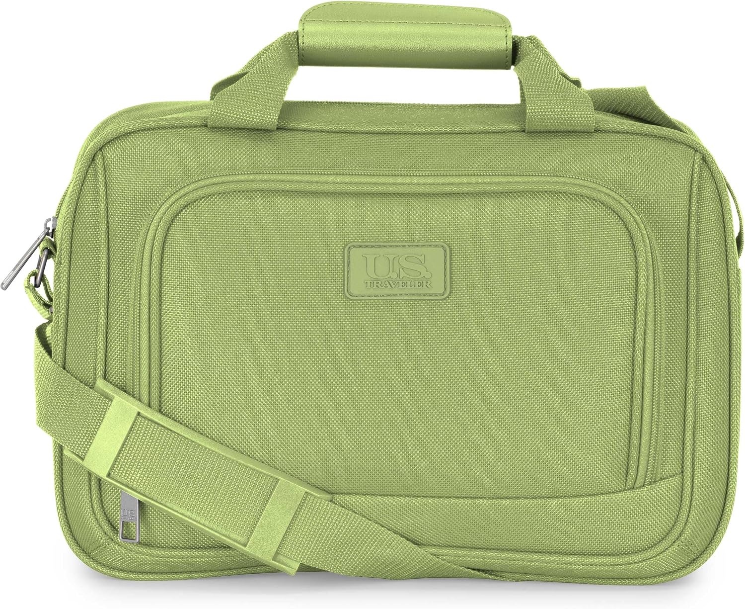 image:imageUS Traveler Rio 14 Travel Tote Bag Lightweight 1200D CarryOn Bag for Women amp MenLight Green
