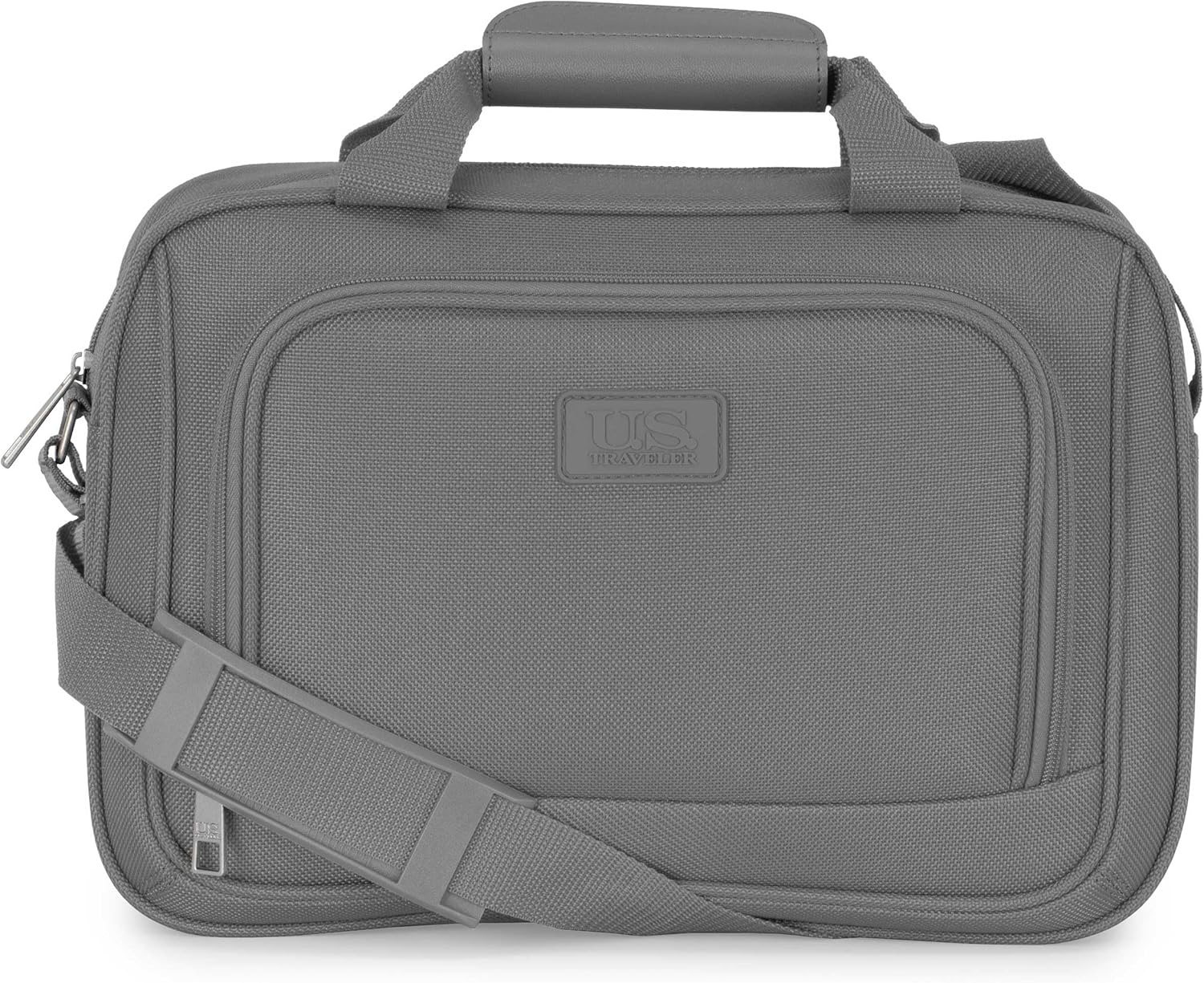 image:imageUS Traveler Rio 14 Travel Tote Bag Lightweight 1200D CarryOn Bag for Women amp MenLight Grey