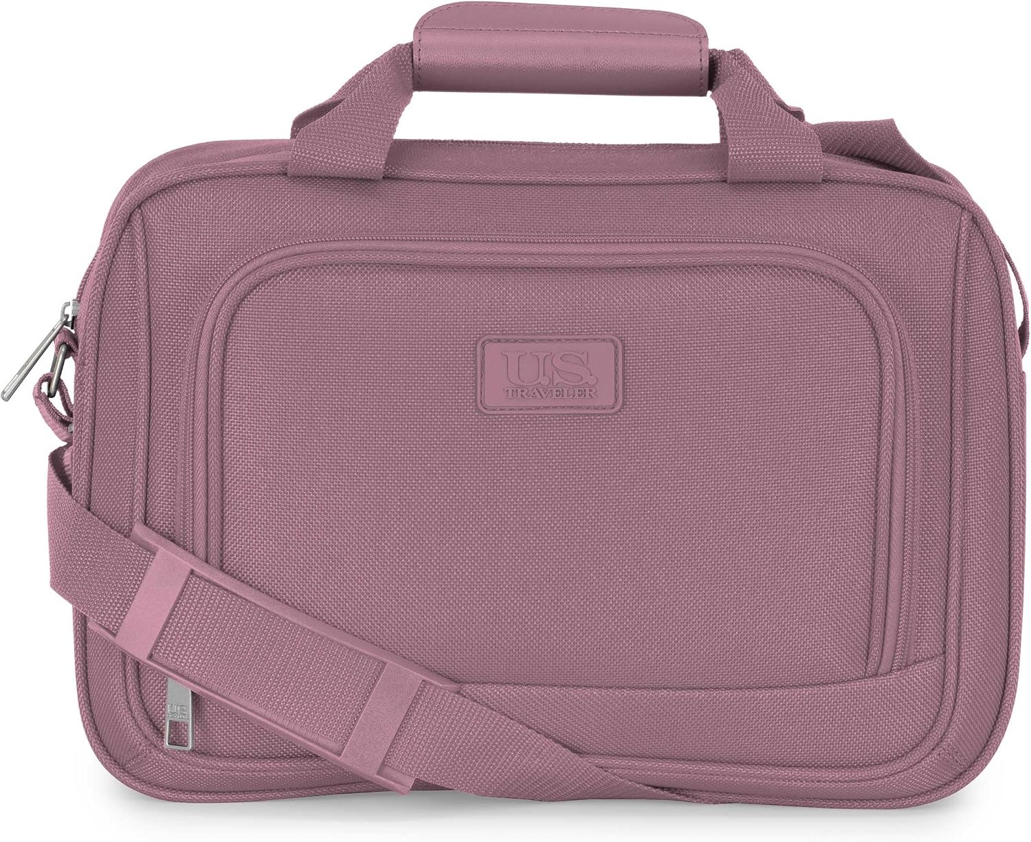 image:imageUS Traveler Rio 14 Travel Tote Bag Lightweight 1200D CarryOn Bag for Women amp MenMauve