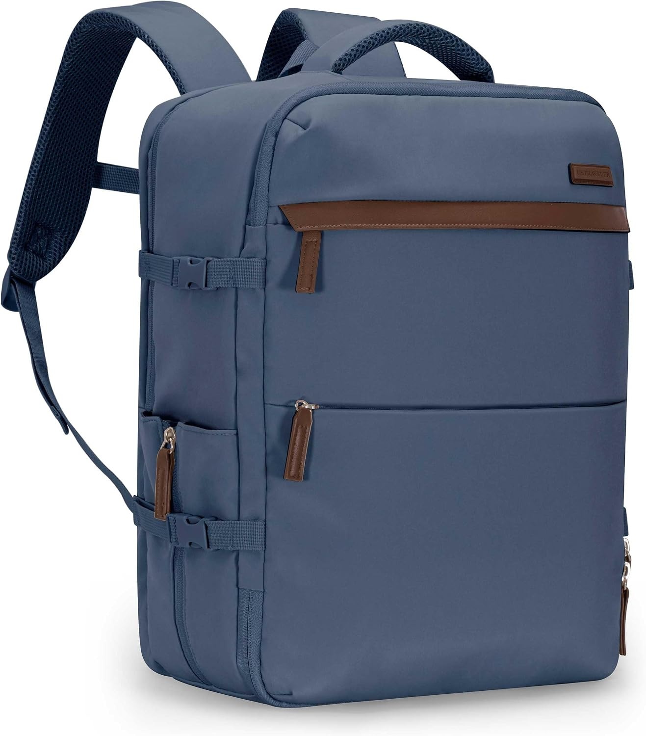 image:imageUS Traveler Vista Way 3Piece Travel Set 21Inch Carryon Hardside with TSA Lock 18Inch Travel Backpack with Laptop Sleeve Toiletry Bag GreenNavy