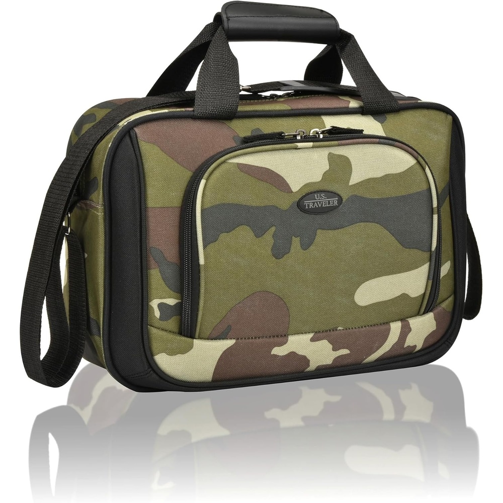 image:imageUS Traveler Rio 14 Travel Tote Bag Lightweight 1200D CarryOn Bag for Women amp MenCamo