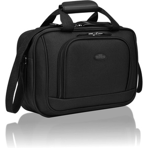 U.S. Traveler Rio 14″ Travel Tote Bag, Lightweight 1200D Carry-On Bag for Women & Men(Black)