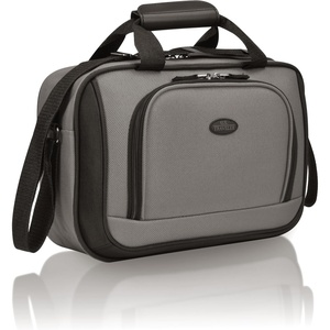 U.S. Traveler Rio 14″ Travel Tote Bag, Lightweight 1200D Carry-On Bag for Women & Men(Gray)