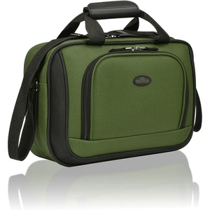 U.S. Traveler Rio 14″ Travel Tote Bag, Lightweight 1200D Carry-On Bag for Women & Men(Green)