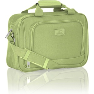 U.S. Traveler Rio 14″ Travel Tote Bag, Lightweight 1200D Carry-On Bag for Women & Men(Light Green)