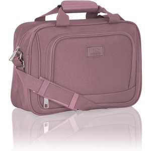 U.S. Traveler Rio 14″ Travel Tote Bag, Lightweight 1200D Carry-On Bag for Women & Men(Mauve)