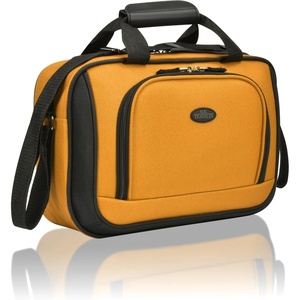 U.S. Traveler Rio 14″ Travel Tote Bag, Lightweight 1200D Carry-On Bag for Women & Men(Orange)