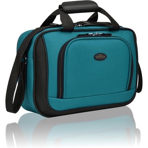 U.S. Traveler Rio 14″ Travel Tote Bag, Lightweight 1200D Carry-On Bag for Women & Men(Teal)
